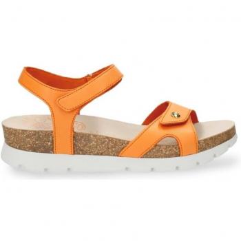 Panama Jack - Sandalias de plataforma de mujer en piel color naranja Sulia Orange (40)
