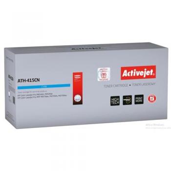 Tóner Activejet ATH-415CN CHIP 2100 Páginas Cian