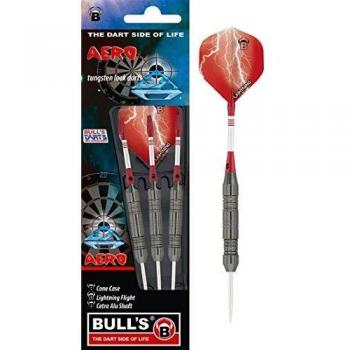 Bulls Aero Steel Dart, Unisex, 12630, Negro, 20 g