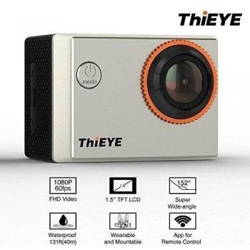 ThiEYE i60 WIFI - 40M Cámara de Deporte para casco Impermeable, Video de Alta definición 1080P 60fps