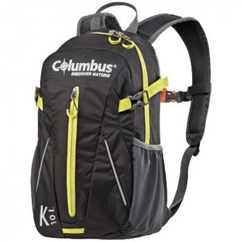 Columbus K 10 Mochila, Unisex Adulto, Black, Talla Única
