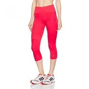adidas ULT Eng 3/4TI W Mallas 3/4, Mujer, Rojo