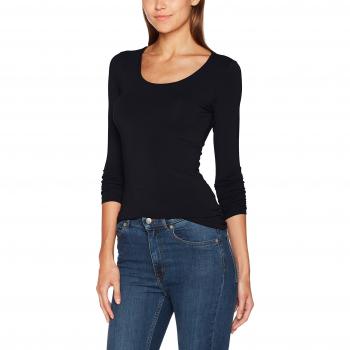 ONLY Onllive Love New Ls O-Neck Top Noos, Camisa Manga Larga para Mujer, Azul