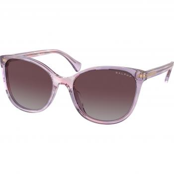 Ralph by Ralph Lauren RA5282U Polarized Women's Sunglasses, Color: 603662 (Purple), Size: 55, Cat Eye Style