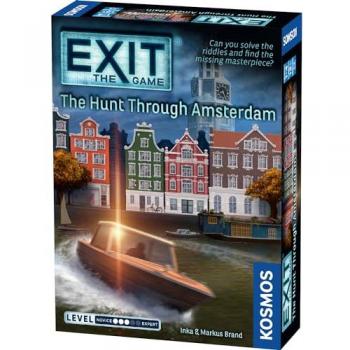 EXIT: The Hunt Through Amsterdam, Escape Room Card Game, Board Games for Game Night, Family Games for Adults and Kids, For 1 to 4 Players, Age 12+