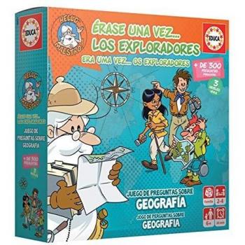 Educa - Érase Una Vez…Los Exploradores Juego de Mesa Educativo, Multicolor