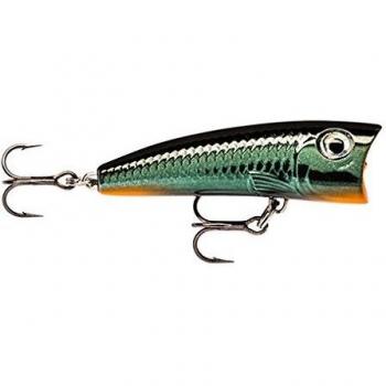 Rapala Bx Brat-Material Cuerpo de Balsa-Señuelo Pesca en Agua Dulce-Profundidad de Nado 0,9m-5cm/10g-Hecho en Estonia-Blue Ghost, Unisex-Adult, Carbon, Taille 4cm / 3g
