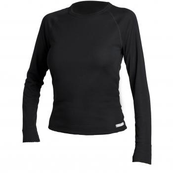 CMP Women's Long Sleeve Thermal Sweatshirt - Black - XS