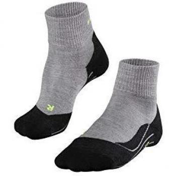 Falke TK5 Short Men's Hiking Socks - Light Grey, Size 42-43