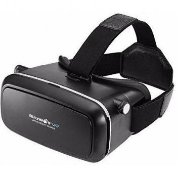 VR Gafas 3D,BlitzWolf VR Box Realidad virtua de 3.5-6.0 Pulgadas VR Cardboard Versión Mejorada para IOS iPhone SE 6 6s plus, Android Samsung Galaxy S5 S6 S7 Edge Note 4 5