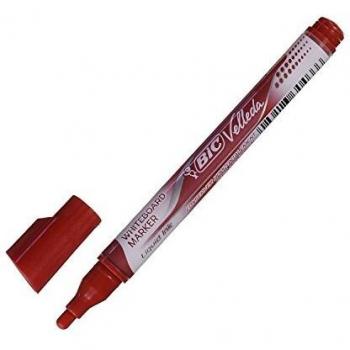 ROTULADOR PIZARRA BLANCA BIC VELLEDA TINTA LIQUIDA INK POCKET ROJO BORRADO ÓPTIMO DURACIÓN MAS LARGA PUNTA MEDIA DE 42MM