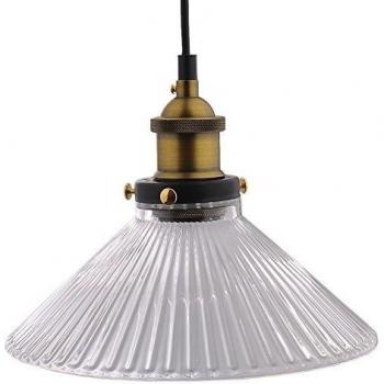Estilo retro industrial de tulipa de lámpara de techo colgante