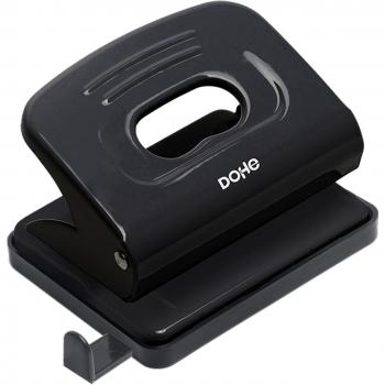Dohe Taladro Perforador Metálico - Hasta 16 Hojas - Guía y Depósito - Color Negro