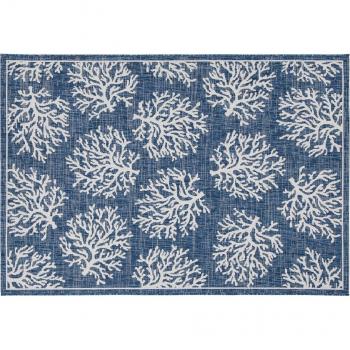 Alfombra TR Flatweave Marítima Azul 200x280 cm
