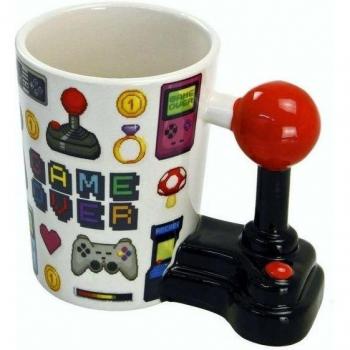 Taza Gamer Joystick con Asa para Videojuegos