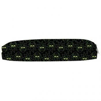 Estuche Lapiz Rick Pattern Verde Rick Y Morty