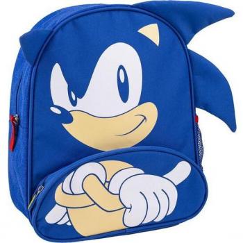 Mochila Escolar Infantil Sonic The Hedgehog Multicolor 30cm