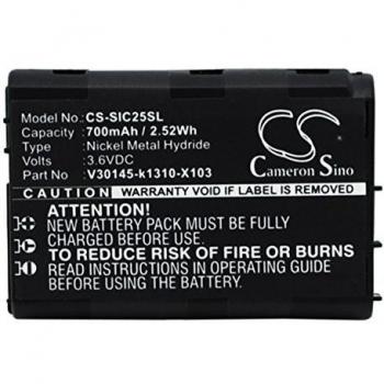 Batería 3.6V 0.7Ah Ni-MH para Siemens C25