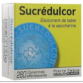 Edulcorante Efervescente Sucredulcor de Sacarina - 260 Comprimidos