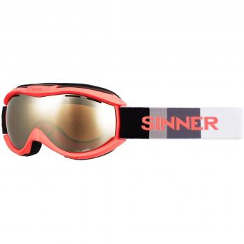 Sinner Toxic Máscara Esquí, Unisex Adulto, Naranja