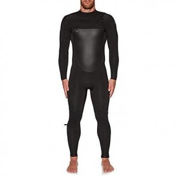 ONeill Traje de Neopreno con Cremallera en el Pecho para Hombre Epic 5 / 4mm Negro - Seamless Paddlezones Fluidflex Firewall. Costuras GBS. Krypto Knee Padz