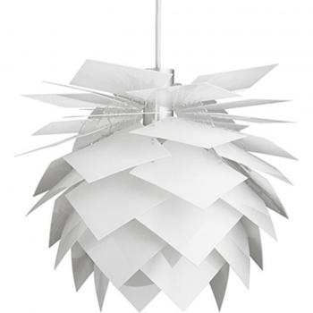 Lámpara colgante Dyberg Larsen PineApple S Ø 35cm blanca