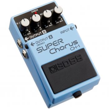 BOSS CH-1 Super Chorus estéreo — Sonido de chorus clásico con agudos cristalinos y un singular efecto estéreo