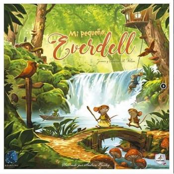 Mi Pequeño Everdell - Juego de mesa familiar, para 1-4 jugadores, edades a partir de 5 años, duración aproximada de 20-40 minutos, incluye componentes ilustrados y mecánicas de construcción de ciudades