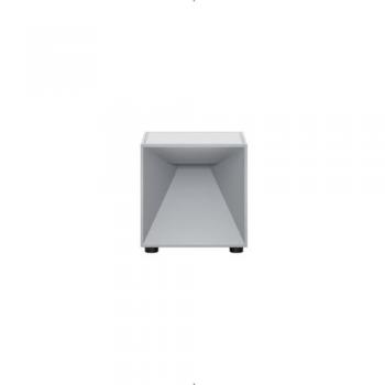 Lámpara de mesa LED recargable Nutalis mini gris niebla, IP54, atenuable