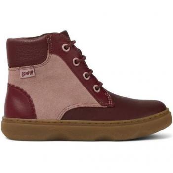 Camper - Botas de niña de piel con cordones en varios colores