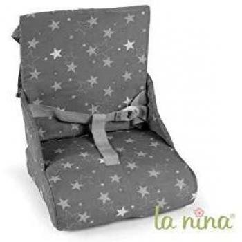 La Nina-62096 Trona muñecas, Color Gris, 22 x 28 x 20 cm