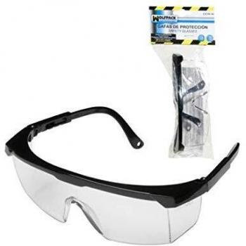 WOLFPACK LINEA PROFESIONAL Gafas Proteccion En166 Patillas Ajustables Neutras