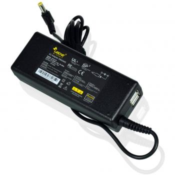 LEICKE Cargador ULL 19V 4,74A 5,5*2,5mm |Portátil Asus ADP-90SB BB X53K ADP-90FB M50V, Toshiba L300 PA3516E-1AC3 PA-1900-05 PA-1900-04, Lenovo, Acer, Fujitsu | 2 Entradas USB 5V 2A para cargar iPhone 7, iPhone 6 iPhone 5, iPhone 4, 4S, iPad3 y 3, Mini