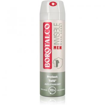 Desodorante en spray Borotalco Men Invisible Musk 150 ml - 72 horas de protección
