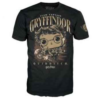 Camiseta de Manga Corta Quidditch Harry Potter - Franela Oficial para Adultos Hombres y Mujeres, Diseño de Funko, Idea de Regalo