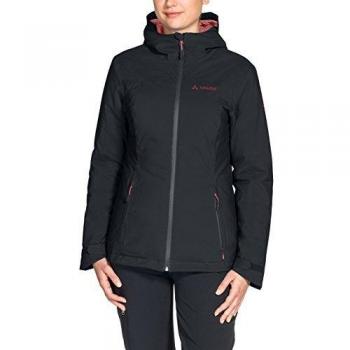 VAUDE Wo Carbisdale Chaqueta, Mujer, Negro/Phantom Black, 42