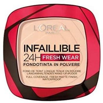 L'Oréal Paris Infallible 24h Matte Compact Powder Foundation - Long-lasting, Shade 180 Rose Sand, 9 g