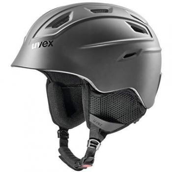Casco de Esquí UVEX Fierce Negro Mate 2021 - Ajuste Personalizado - Ventilación Optimizada - Talla 55-59 cm