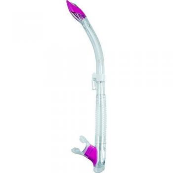 Cressi Tao Snorkel, Unisex Adulto, Transparente/Rosa, Talla Única