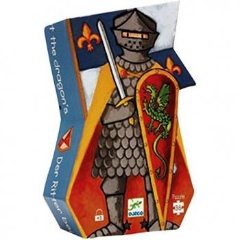Djeco 36-Piece Knight and Dragon Puzzle for Ages 4+