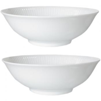 Royal Copenhagen Set of 2 Fluted Cereal Bowls