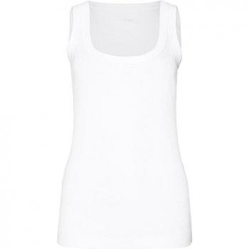 Top de Mujer Marc Cain Blanco con Stretch, Talla 44