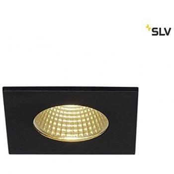 Foco Empotrado LED Patta-I, Angular, Negro Mate, 3000K, 38°
