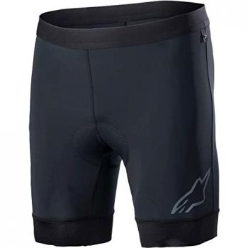 Alpinestars Bóxer de Bicicleta de Montaña Alps Negros con Cofres, Pantalones Interiores, Talla 34