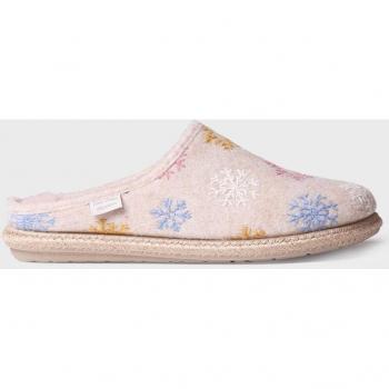 Toni Pons - Zapatillas de casa cerradas de mujer DELI-CP de tejido con bordados