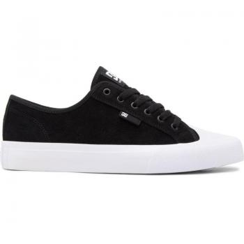 Zapatillas DC Shoes Manual S M Shoe Bkw Black-White ADYS300637-BKW, Zapatillas deporte de Hombre, Multicolor, Diseño moderno y urbano, Suela de goma para mayor tracción, Material sintético resistente,