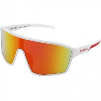 Red Bull SPECT DAFT 002 Stylish White/Brown Sunglasses with Orange Revo Lenses