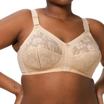 Triumph Doreen X Women's Non-Wired Full Cup Bra - Beige Cotton