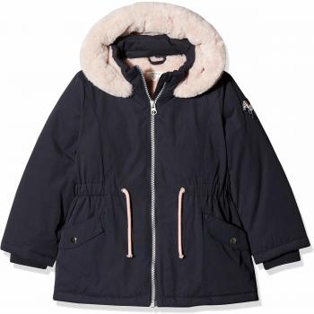 NAME IT Nmfminna Parka Jacket Chaqueta, Azul Dark Sapphire, 116 para Niñas