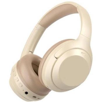 Auriculares Estéreo Bluetooth 5.0 EKO Modelo Pharell Beige con Autonomía de 7 horas y Carga Rápida